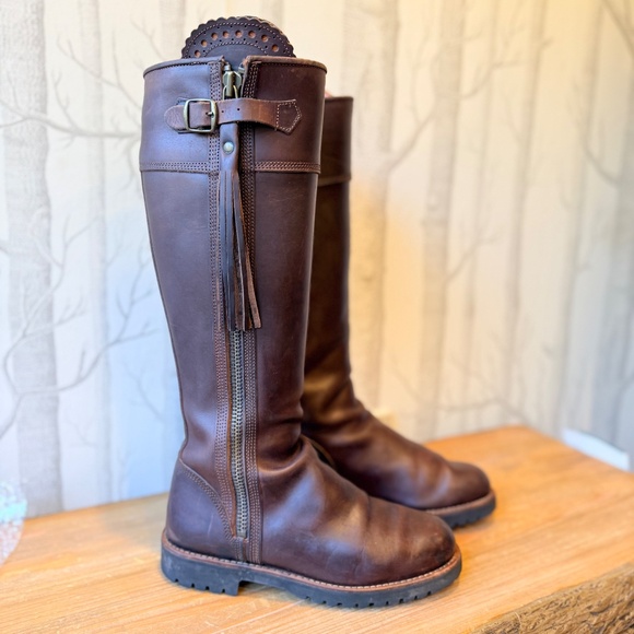 Penelope Chilvers Long Tassel Boots- Conker EU Size 37/ US 6 - Picture 3 of 12